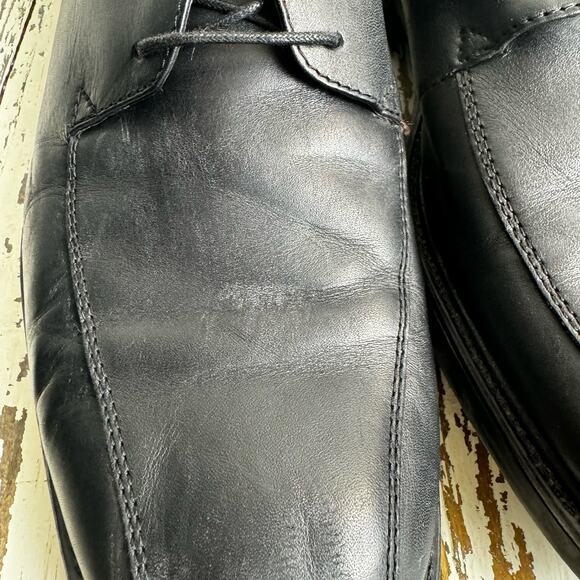 Nunn Bush Men's MARCELL Black leather Bicycle Toe Oxford Shoes 83364-01 Size 10M - Picture 10 of 11